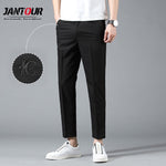 2020 Brand Ankle-Length Pants Men high quality Straight Fit Mens Business Joggers Suits Pant Khaki Stretch Casual Trousers Male